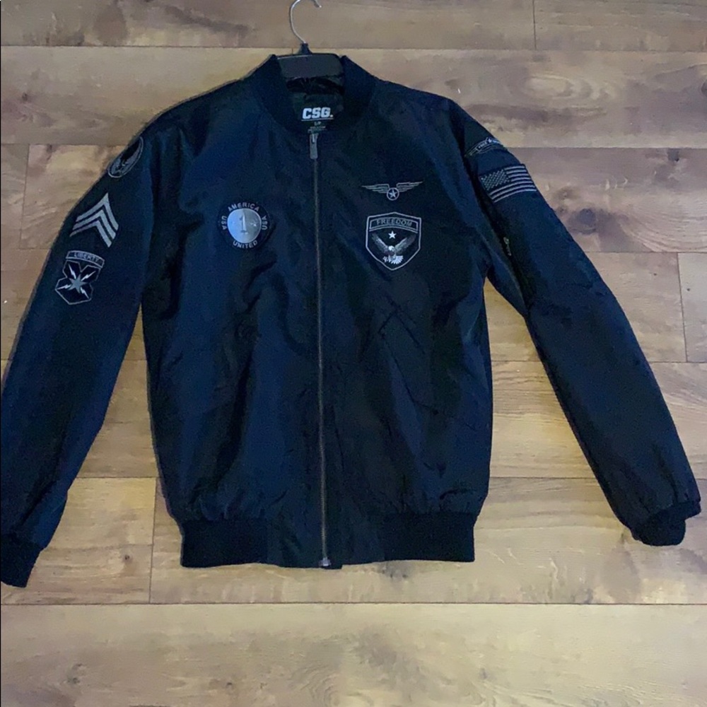 A bomber jacket from champs